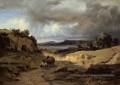 La Campanie romaine alias La Cervara plein air romantisme Jean Baptiste Camille Corot